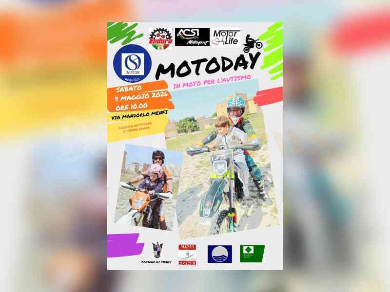 Immagine articolo: Menfi, sabato in programma il “Motoday: in moto per l'autismo“