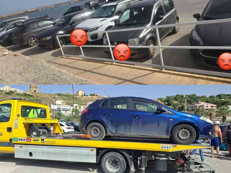 Immagine articolo: Porto Palo, auto in sosta dinanzi allo scivolo per disabili: scattano le sanzioni