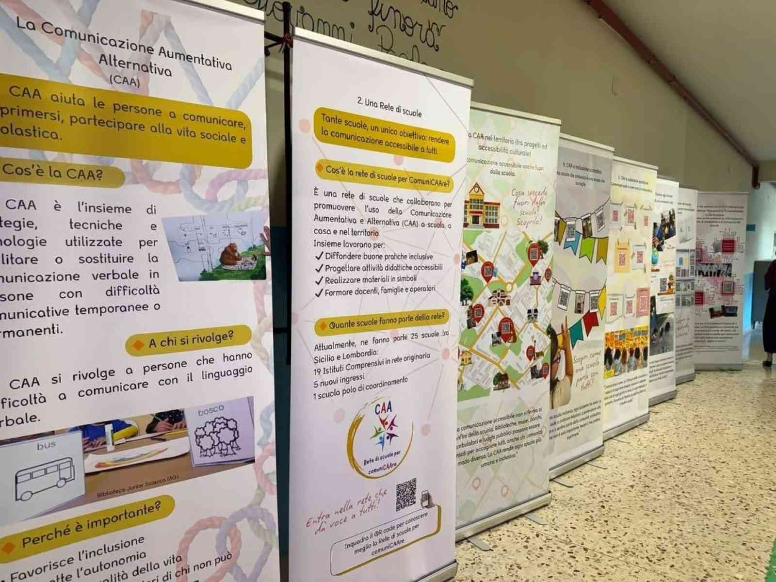 Immagine articolo: Menfi inaugura la mostra sulla CAA: la scuola diventa laboratorio di inclusione